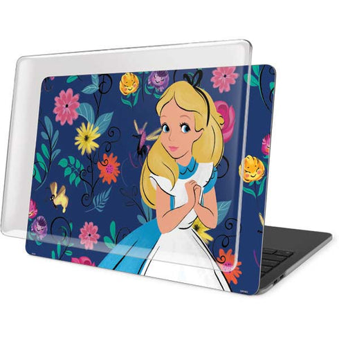 Disney Alice in Wonderland (animated) Floral Print MacBook Pro 13in (2020) Case plus Skin