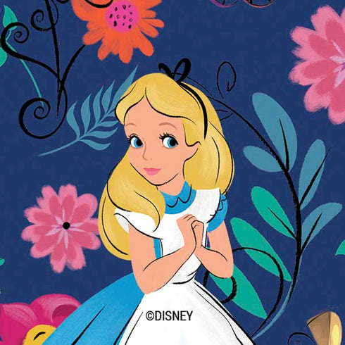 Disney Alice in Wonderland (animated) Floral Print Moto E5 Play Skin