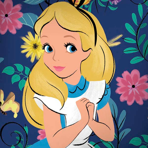 Disney Alice in Wonderland (animated) Floral Print Moto G6 Skin