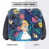 Disney Alice in Wonderland (animated) Floral Print Nintendo Switch Bundle Skin