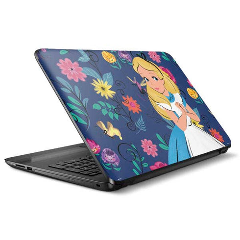 Disney Alice in Wonderland (animated) Floral Print HP Notebook Skin