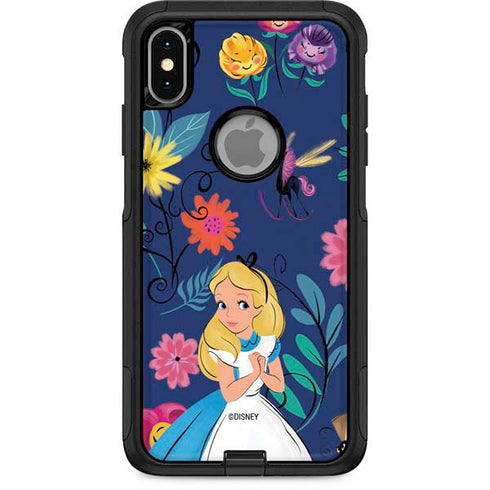 Disney Alice in Wonderland (animated) Floral Print Otterbox Commuter iPhone Skin