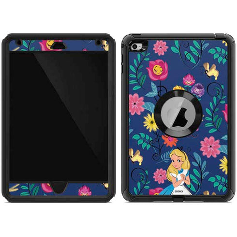 Disney Alice in Wonderland (animated) Floral Print Otterbox Defender iPad Skin