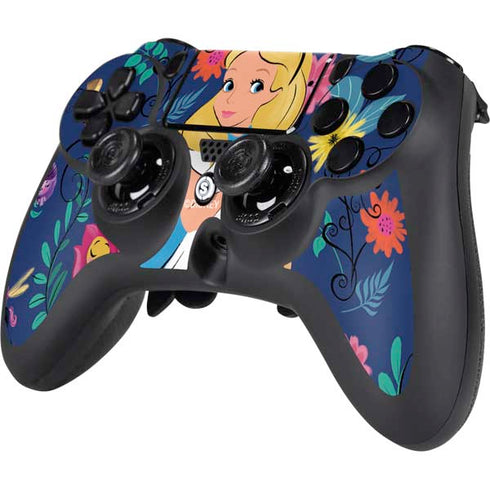 Disney Alice in Wonderland (animated) Floral Print PS4/PC SCUF Impact Controller Skin