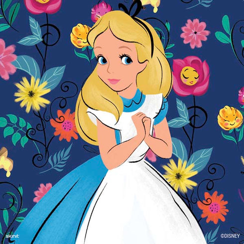 Disney Alice in Wonderland (animated) Floral Print PS4 Slim Bundle Skin