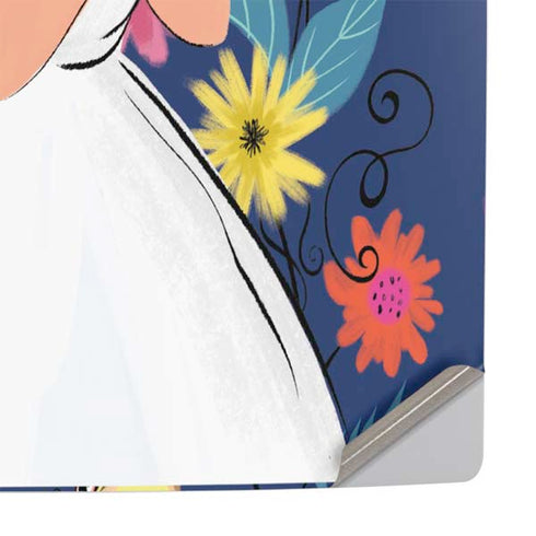 Disney Alice in Wonderland (animated) Floral Print PS5 Console Skin