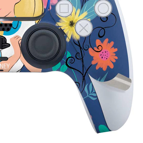 Disney Alice in Wonderland (animated) Floral Print PS5 Controller Skin