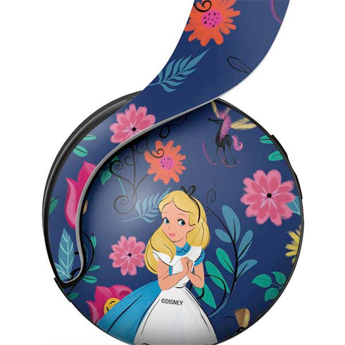 Disney Alice in Wonderland (animated) Floral Print PULSE 3D Wireless Headset for PS5 Skin