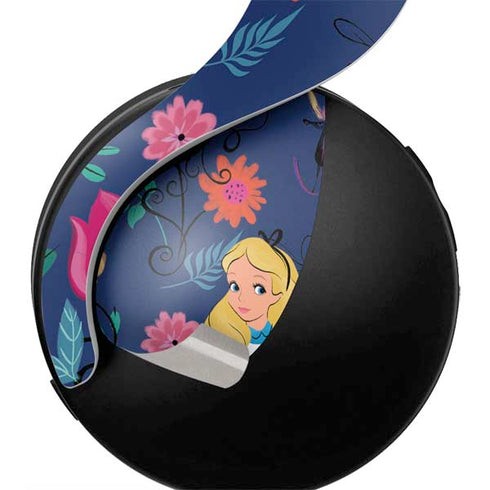 Disney Alice in Wonderland (animated) Floral Print PULSE 3D Wireless Headset for PS5 Skin