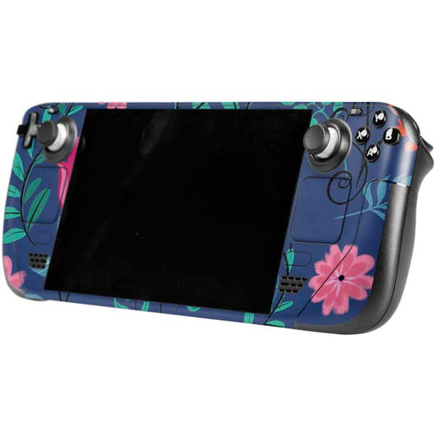 Disney Alice in Wonderland (animated) Floral Print Steam Deck Handheld Gaming Computer Skin