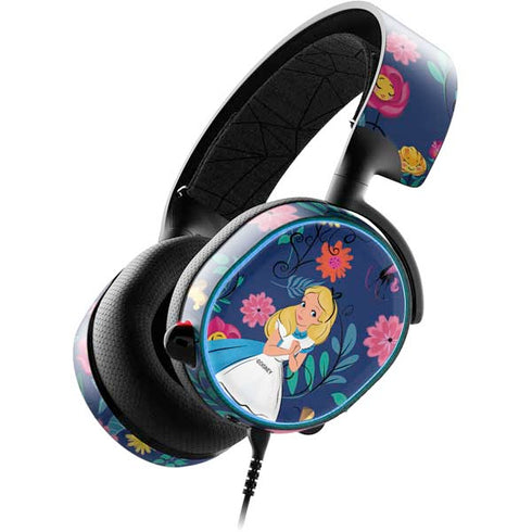 Disney Alice in Wonderland (animated) Floral Print SteelSeries Arctis 3 Skin