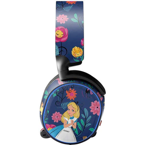 Disney Alice in Wonderland (animated) Floral Print SteelSeries Arctis 3 Skin