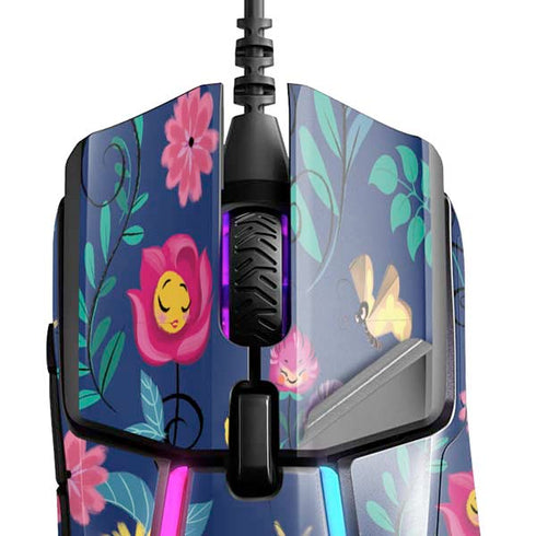 Disney Alice in Wonderland (animated) Floral Print SteelSeries Rival 600 Gaming Mouse Skin
