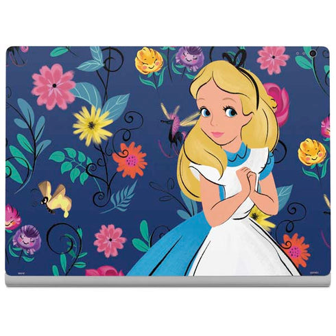 Disney Alice in Wonderland (animated) Floral Print Surface Book 2 13.5in Skin