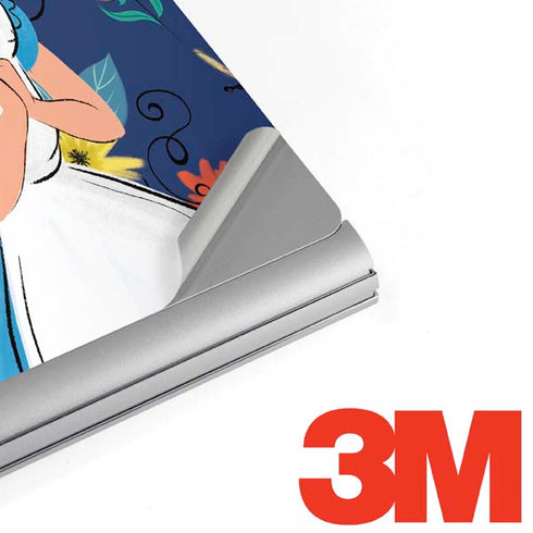 Disney Alice in Wonderland (animated) Floral Print Surface Book 2 15in Skin