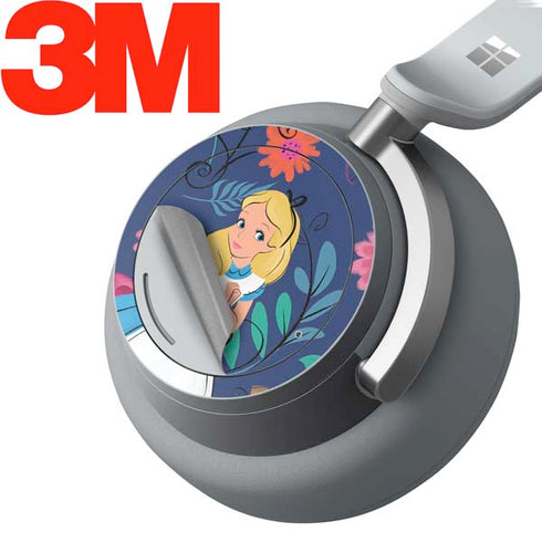 Disney Alice in Wonderland (animated) Floral Print Surface Headphones Skin