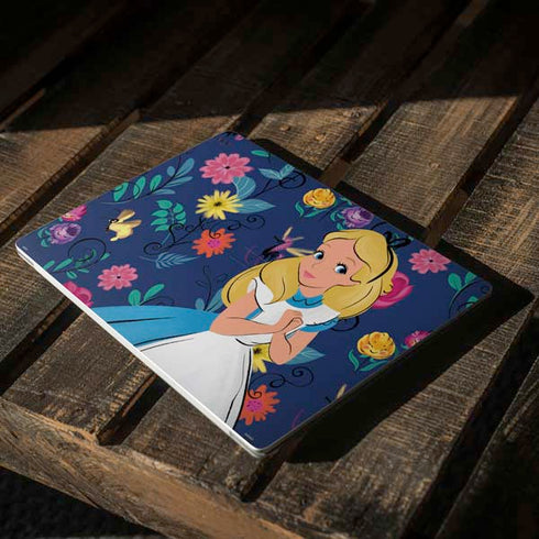Disney Alice in Wonderland (animated) Floral Print Surface Laptop 3 13.5in Skin