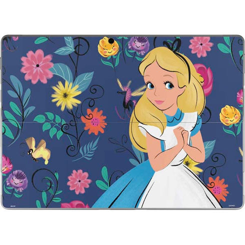 Disney Alice in Wonderland (animated) Floral Print Surface Pro 8 Skin
