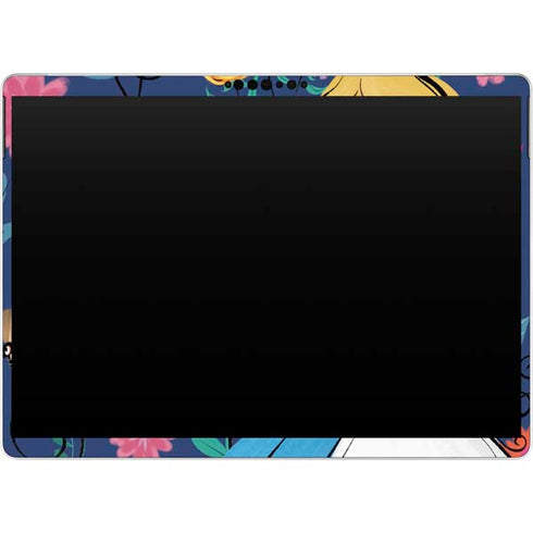 Disney Alice in Wonderland (animated) Floral Print Surface Pro 9 Skin