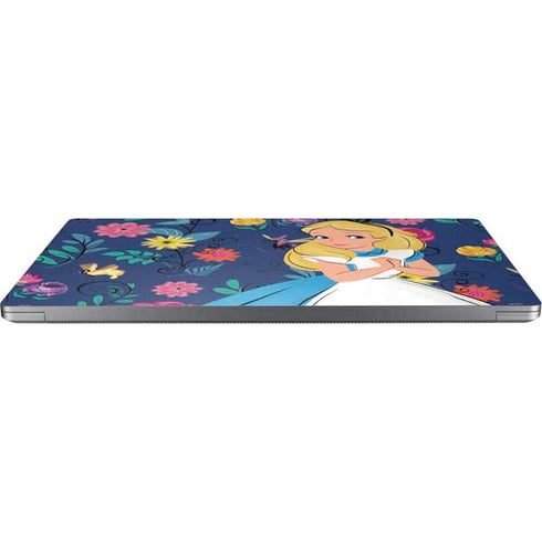 Disney Alice in Wonderland (animated) Floral Print Universal Laptop 13in (10.6 x 7.6in) Skin