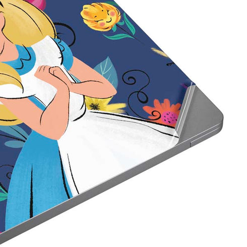 Disney Alice in Wonderland (animated) Floral Print Universal Laptop 17in (13.8 x 10in) Skin