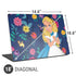Disney Alice in Wonderland (animated) Floral Print Universal Laptop 18in (14.6 x 10.6in) Skin