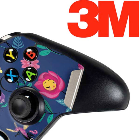 Disney Alice in Wonderland (animated) Floral Print Xbox One Controller Skin
