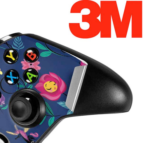 Disney Alice in Wonderland (animated) Floral Print Xbox One S Controller Skin
