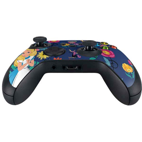 Disney Alice in Wonderland (animated) Floral Print Xbox Series X Controller Skin