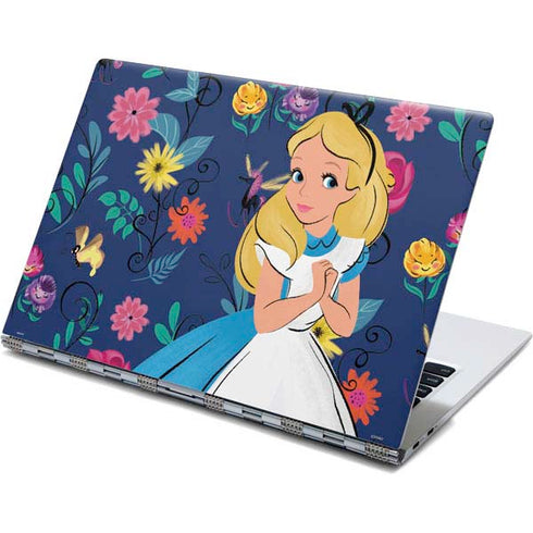 Disney Alice in Wonderland (animated) Floral Print Yoga 910 2-in-1 14in Touch-Screen Skin