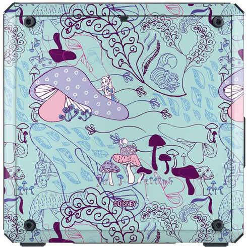 Disney Alice in Wonderland (animated) Mushrooms Print Pattern Cooler Master MasterBox Q300L Mini Tower Skin