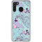 Disney Alice in Wonderland (animated) Mushrooms Print Pattern Galaxy A21 Clear Case