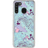 Disney Alice in Wonderland (animated) Mushrooms Print Pattern Galaxy A21 Clear Case