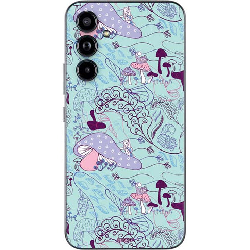 Disney Alice in Wonderland (animated) Mushrooms Print Pattern Galaxy A54 5G Skin