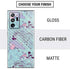Disney Alice in Wonderland (animated) Mushrooms Print Pattern Galaxy Note20 Ultra 5G Skin