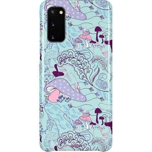Disney Alice in Wonderland (animated) Mushrooms Print Pattern Galaxy S20 Lite Case