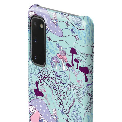 Disney Alice in Wonderland (animated) Mushrooms Print Pattern Galaxy S20 Lite Case