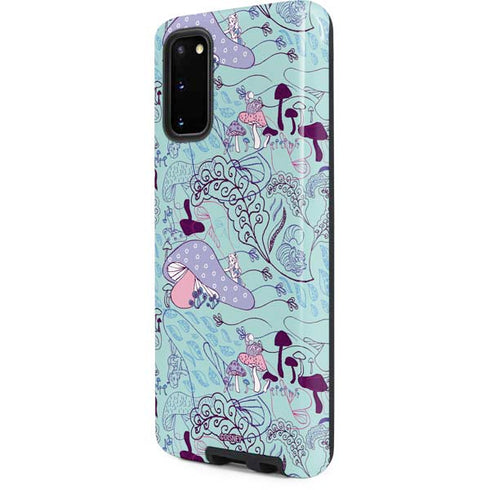 Disney Alice in Wonderland (animated) Mushrooms Print Pattern Galaxy S20 Pro Case