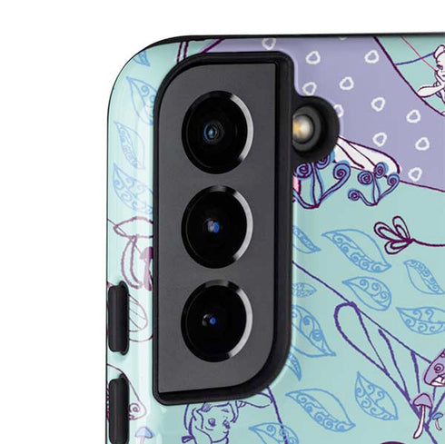 Disney Alice in Wonderland (animated) Mushrooms Print Pattern Galaxy S22 Plus Pro Case