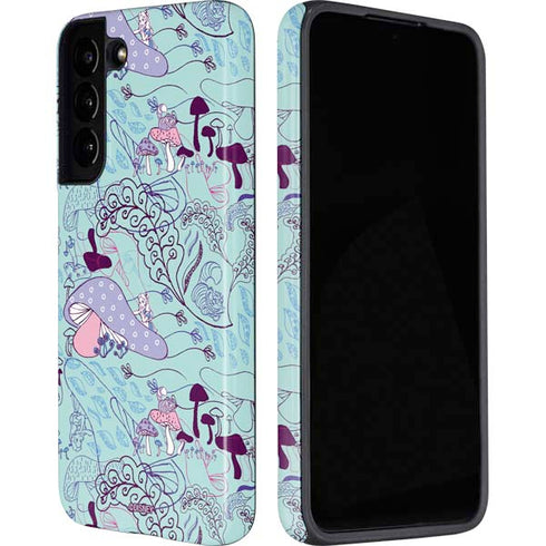 Disney Alice in Wonderland (animated) Mushrooms Print Pattern Galaxy S22 Pro Case