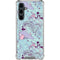 Disney Alice in Wonderland (animated) Mushrooms Print Pattern Galaxy S23 FE Clear Case