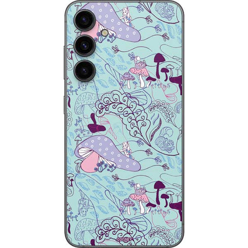 Disney Alice in Wonderland (animated) Mushrooms Print Pattern Galaxy S23 FE Skin