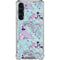 Disney Alice in Wonderland (animated) Mushrooms Print Pattern Galaxy S23 Plus Clear Case
