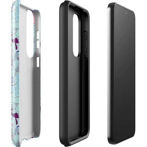 Disney Alice in Wonderland (animated) Mushrooms Print Pattern Galaxy S23 Pro Case