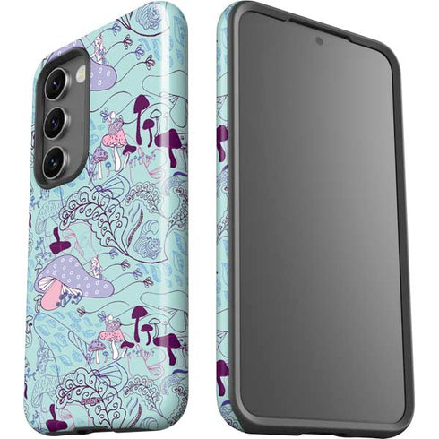 Disney Alice in Wonderland (animated) Mushrooms Print Pattern Galaxy S23 Pro Case