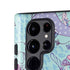Disney Alice in Wonderland (animated) Mushrooms Print Pattern Galaxy S24 Ultra Impact Case