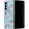 Disney Alice in Wonderland (animated) Mushrooms Print Pattern Galaxy Z Fold4 5G Skin