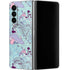 Disney Alice in Wonderland (animated) Mushrooms Print Pattern Galaxy Z Fold4 5G Skin