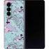 Disney Alice in Wonderland (animated) Mushrooms Print Pattern Galaxy Z Fold4 5G Skin