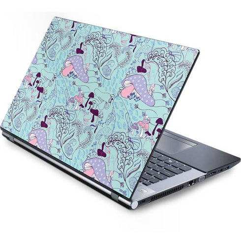 Disney Alice in Wonderland (animated) Mushrooms Print Pattern Generic Laptop Skin